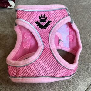 New xs Beauty zoo pet supplies dog harness pink polyester
